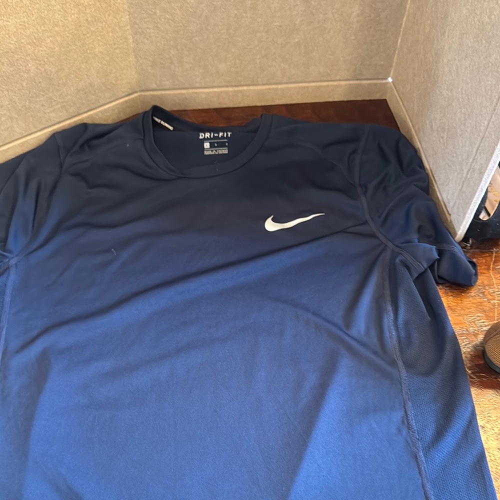 Nike Blue Short Sleeve Tee Performance Shirt